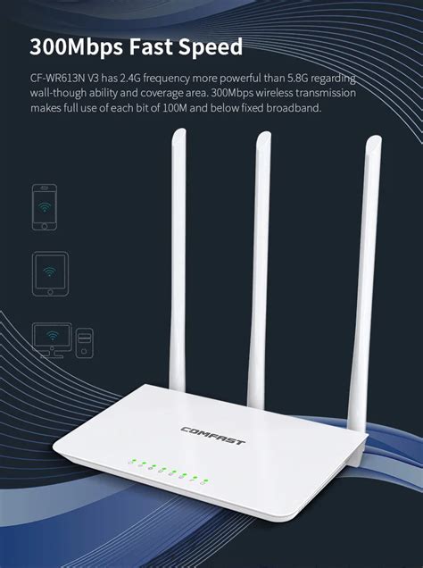 Comfast Mini Wireless Wifi Router Cf-wr613n 300mbps Ap Routers 2.4ghz ...