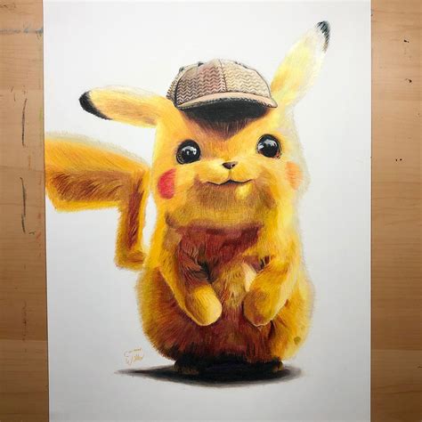 Been drawing a lot in Quarantine, here’s my Detective Pikachu : r/pokemon