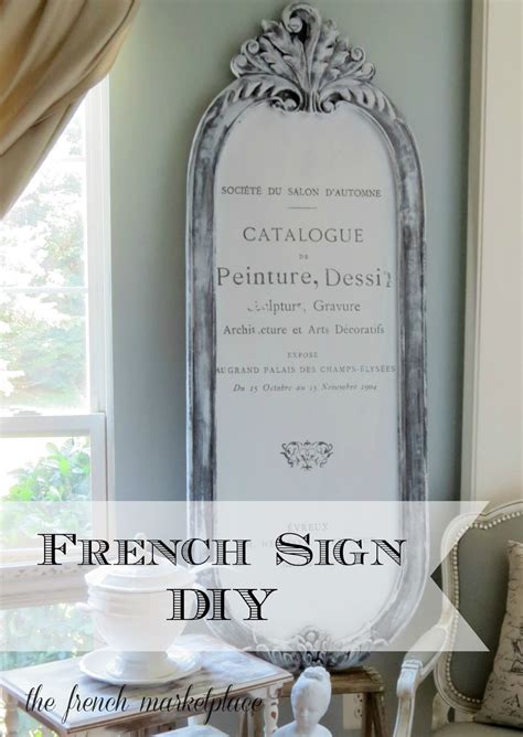 The Little French Farmhouse: Vintage Style French Sign From a Flea Market Find...Featuring IOD ...