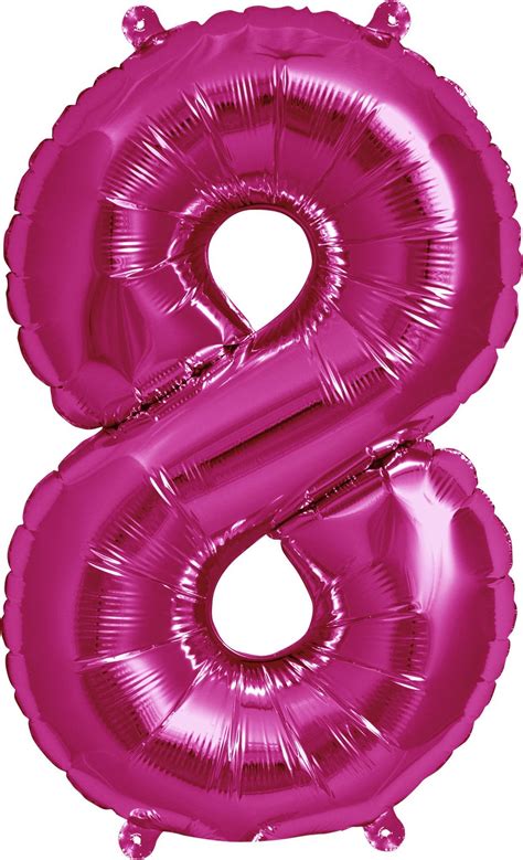 NUMBER 8 FOIL BALLOON | Number balloons, Balloons, Foil balloons