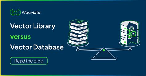 Vector Library versus Vector Database | Weaviate