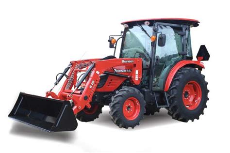 Branson Tractors With Loader and Backhoe Attachments