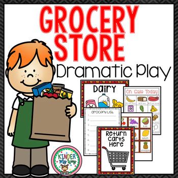 Grocery Store Dramatic Play Center | Supermarket Play Center | Props & Forms