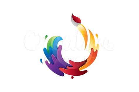 Painting Logo | Branding & Logo Templates ~ Creative Market