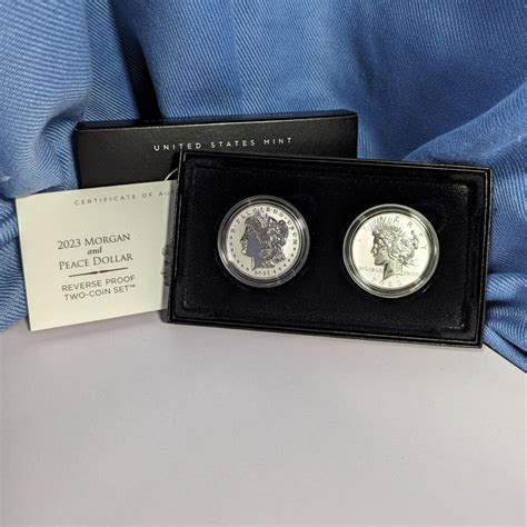 2023 US Mint Reverse Proof Set Silver Morgan & Peace Dollars In Stock! | eBay