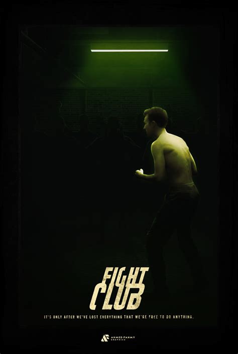 Fight Club Custom Poster on Behance