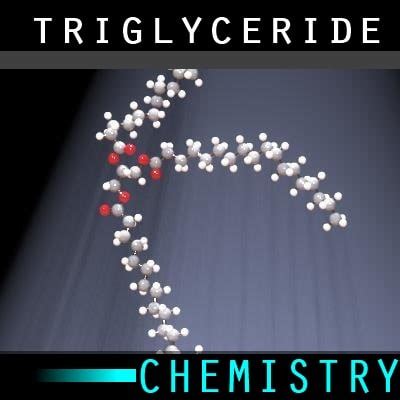 3d model molecule triglyceride