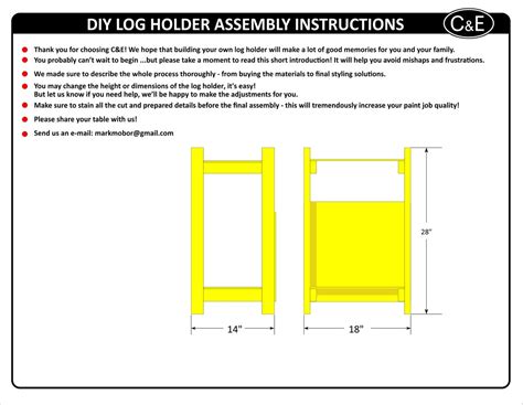 Rustic Fireplace Log Holder DIY Plan - Etsy