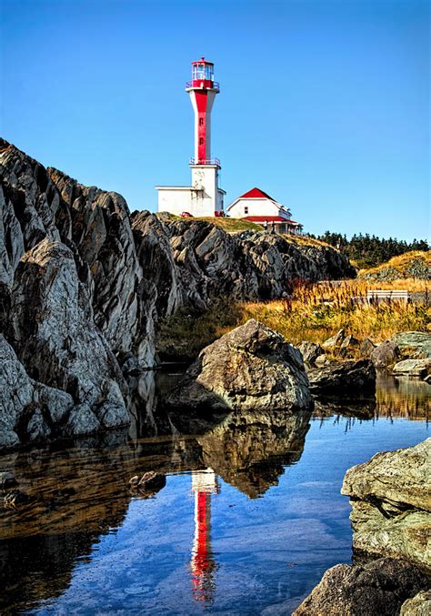 Cape Forchu Lighthouse Photograph by Carolyn Derstine