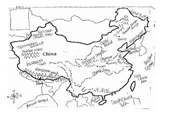 Ancient China Map Worksheet - Worksheet Education