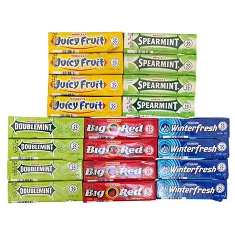 Wrigley Doublemint, Spearmint, Juicy Fruit, Big Red, Winterfresh ...