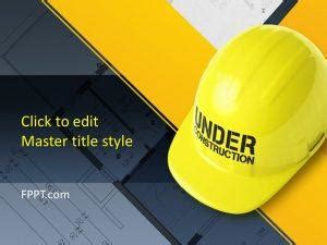 Free Construction PowerPoint Template - Free PowerPoint Templates