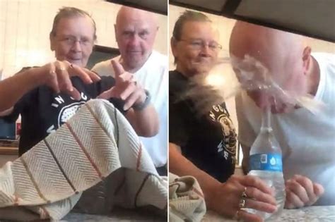 Hilarious moment grandma pranks husband with 'magic' trick