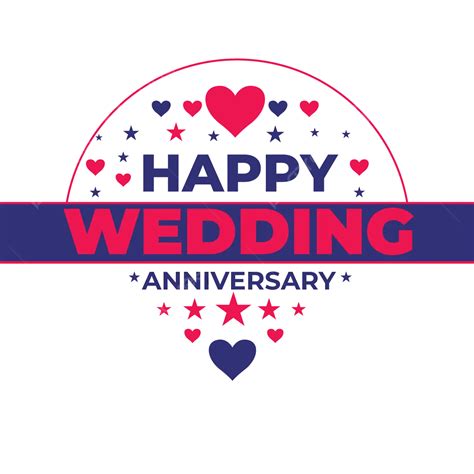 Happy Wedding Anniversary Vector, Anniversay, Happy, Anniversary PNG ...