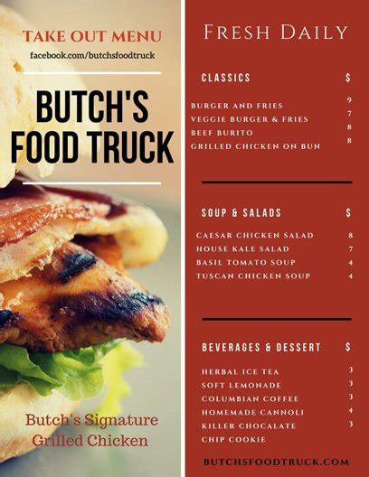 9 Food Truck Menu Design Tips Before Heading To the Printer.