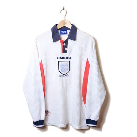 ENGLAND HOME FOOTBALL SHIRT 1998 L/S | Retro Football SS