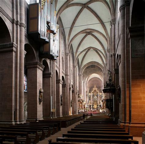 Interior of Worms Cathedral, Germany, 1130 - 1181 - Romanesque Architecture - WikiArt.org