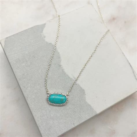 Turquoise Stone Necklace - Best of Everything | Online Shopping