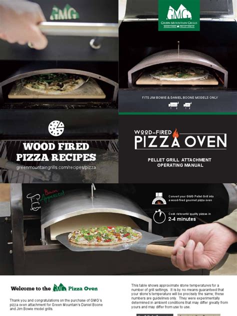 GMG Pizza Oven Manual 2018 | Barbecue Grill | Pizza