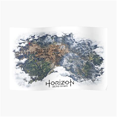 Horizon zero dawn map comparison to actual world map - rightgp