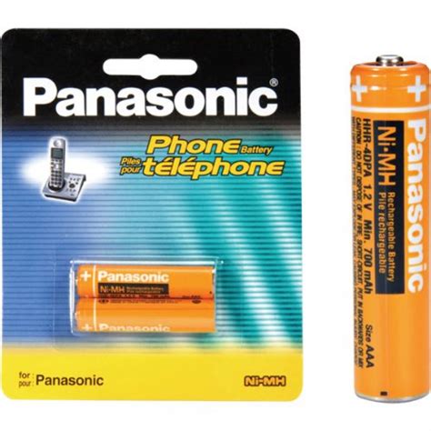 Panasonic NiMH AAA Rechargeable Battery for Cordless