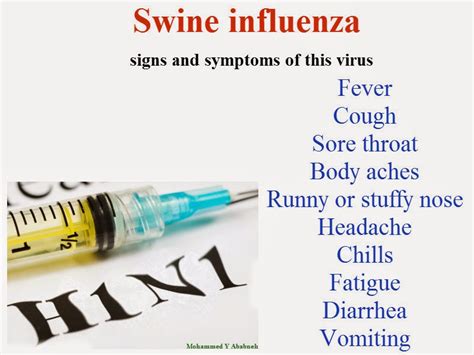 H1N1 ... Signs & Symptoms ~ Spot of Health