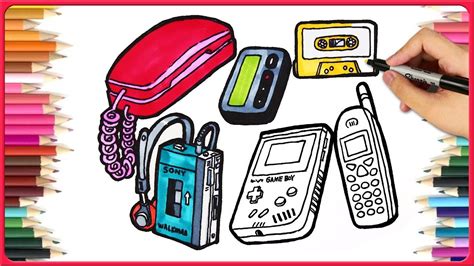 Tech Drawing 📱 How To Draw Tech Equipment - Art For Kids - YouTube