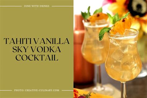 9 Absolut Vanilla Vodka Cocktails to Satisfy Your Sweet Tooth ...