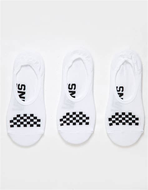VANS Classic Canoodle Check 3 Pack Womens Socks - WHITE | Tillys