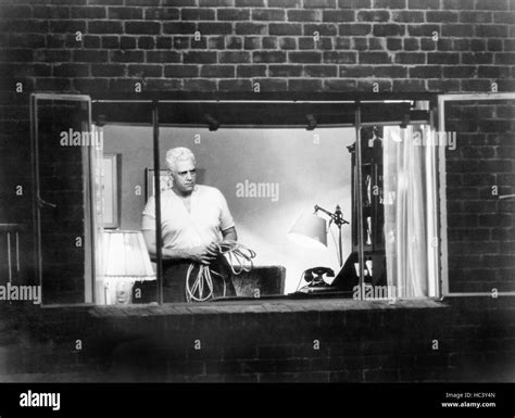 REAR WINDOW, Raymond Burr, 1954 Stock Photo - Alamy