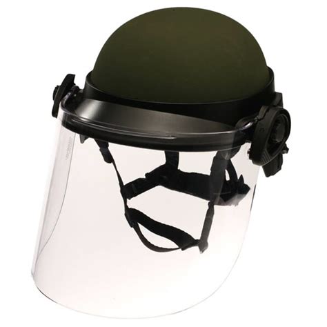 Paulson DK6-H.150 Field Mount Tactical Face Shield designed to fit most ballistic helmets (ACH ...