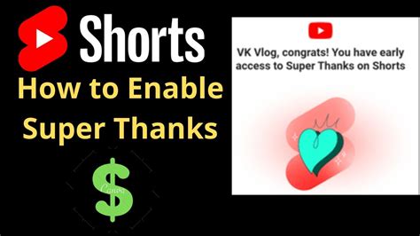 How to Enable Super Thanks & EARN Revenue in YouTube #Shorts - YouTube