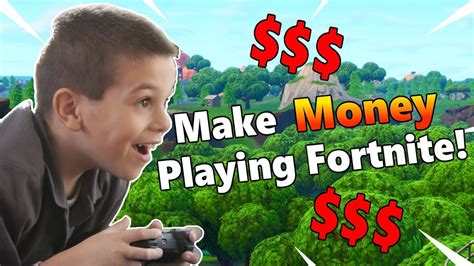 How To Make Money Playing Fortnite! - YouTube