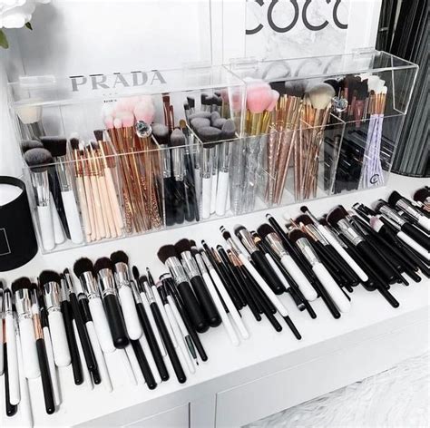 Brush organizer | Makeup collection storage, Makeup brush organization ...