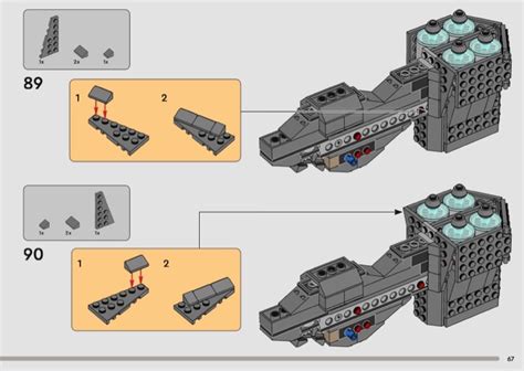 LEGO 75323 The Justifier Instructions, Star Wars - The Bad Batch