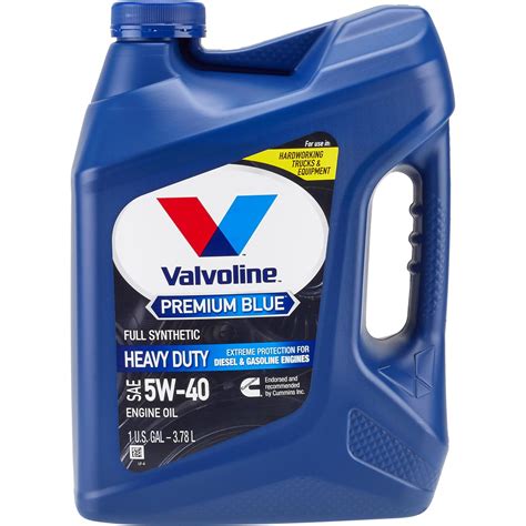 Valvoline 774038 Premium Blue Diesel Engine Oil, 5W40, 1 Gallon