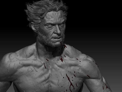 Hugh Jackman - Wolverine 3D Model in Other 3DExport