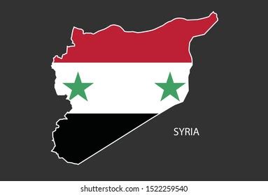 Map Syria Flag Stock Vector (Royalty Free) 773412814 | Shutterstock