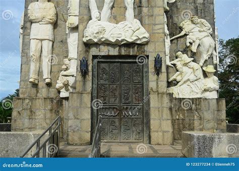 Mount Samat National Shrine. Bataan Philippines. Stock Photo - Image of ...