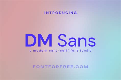 DM Sans Font Family - Download Free Fonts