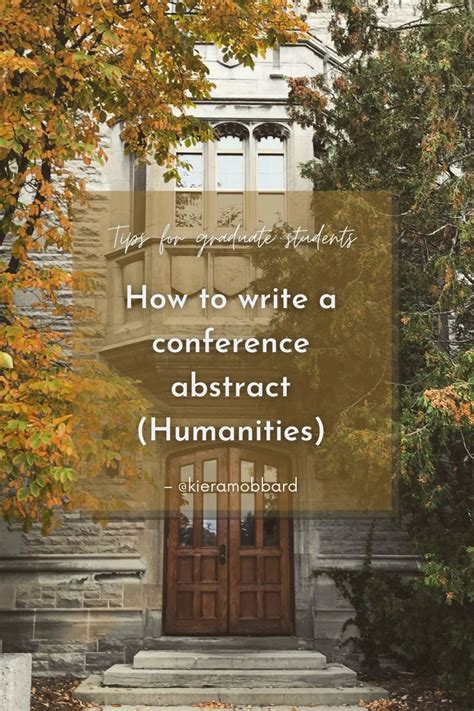 How to write a conference abstract – Artofit