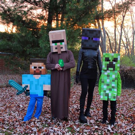 Minecraft Villager Head Costume