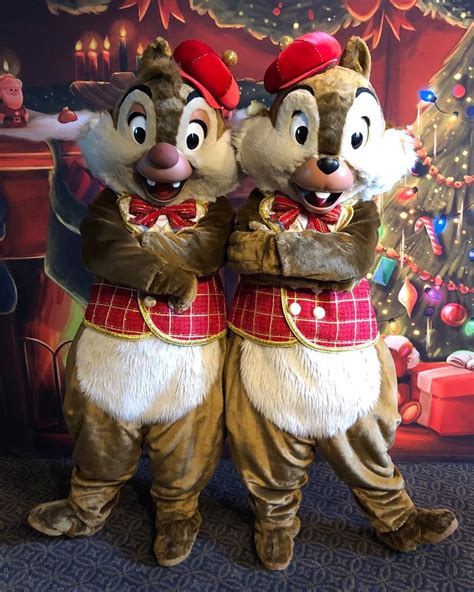 Disney Information Station on Instagram: “Chip ‘n Dale are in festive and fun costumes for # ...