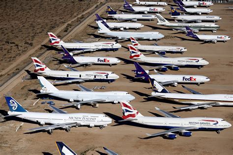 Where do old jumbo jets go when they die? The Victorville aircraft ...