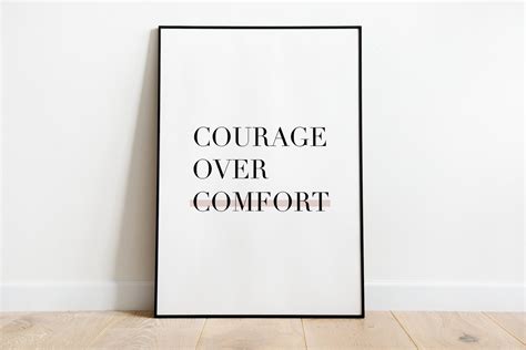 Courage Printable Wall Art, Digital Download, Minimal Wall Art ...