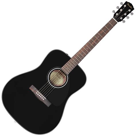 DISC Fender CD-60 Acoustic Guitar, Black - Nearly New at Gear4music