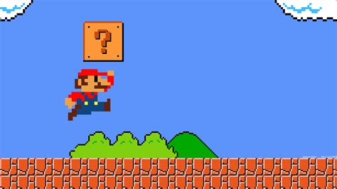 8 Bit Mario Wallpaper | Mario, Map wallpaper, 8 bit