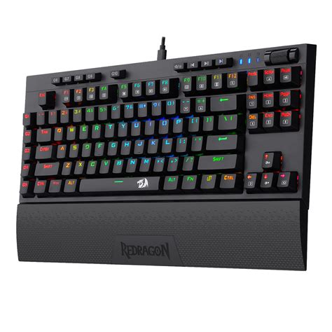 Redragon K596 VISHNU 3 Modes RGB Mechanical Gaming Keyboard, 87 Keys T ...