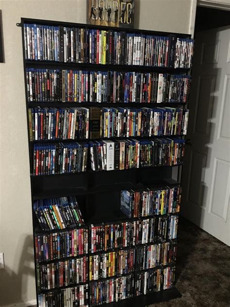 My Blu Ray/DVD collection. Hoping to break 1,000 this year. Gonna need more shelves. : r ...