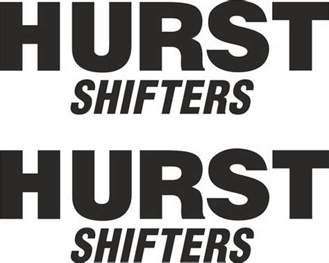 Zen Graphics - "Hurst Shifters" Decals / Stickers